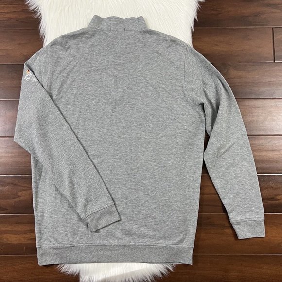 Peter Millar Size XL Gray 2020 Tokyo Olympics Quarter Zip Pullover Shirt - Picture 8 of 10